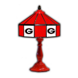 University of Georgia 21" Glass Lamp, 359-3008