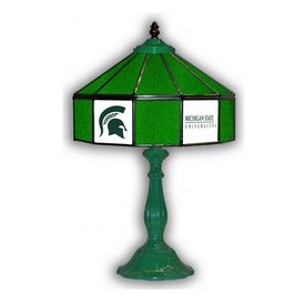 Michigan State 21" Glass Table Lamp, 359-3016