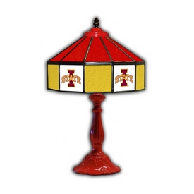 Iowa State 21" Glass Table Lamp, 359-3024