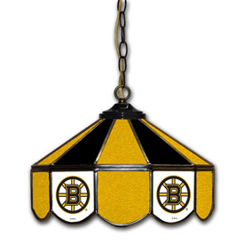 Boston Bruins 14" Glass Pub Lamp, 433-4001
