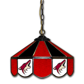 Arizona Coyotes 14" Glass Pub Lamp, 433-4014