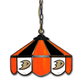 Anaheim Ducks 14" Glass Pub Lamp, 433-4015