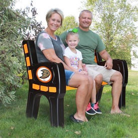 Anaheim Ducks Park Bench, 488-4015