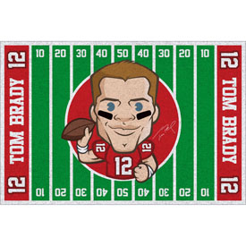 Tom Brady Players Homefield Area Rug, 520-5055
