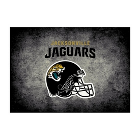 Jacksonville Jaguars 4'x6' Distressed Rug, 522-5015