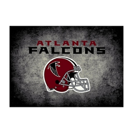 Atlanta Falcons 4'x6' Distressed Rug, 522-5030
