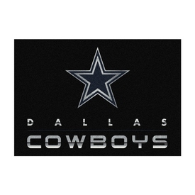 Dallas Cowboys 4'x6' Chrome Rug, 523-5002