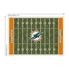 Pittsburgh Steelers 6'x8' Homefield Rug, 524-5004