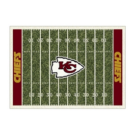 Kansas City Chiefs 6'x8' Homefield Rug, 524-5006
