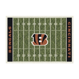 Cincinnati Bengals 6'x8' Homefield Rug, 524-5023