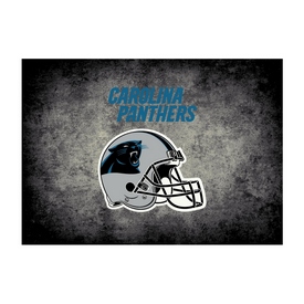 Carolina Panthers 6'x8' Distressed Rug, 526-5017