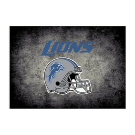 Detroit Lions 6'x8' Distressed Rug, 526-5018