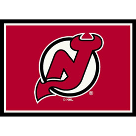 New Jersey Devils  8X11 Spirit Rug, 529-4025