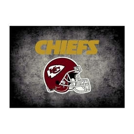 Kansas City Chiefs 8'x11' Distressed Rug, 530-5006