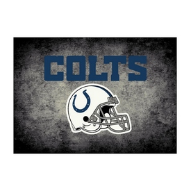 Indianapolis Colts 8'x11' Distressed Rug, 530-5022