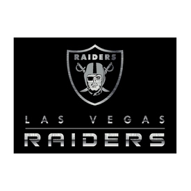 Las Vegas Raiders 8'x11' Chrome Rug, 531-5010