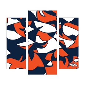 Denver Broncos Modern 3 Piece Wall Art, 573-1003