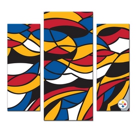Pittsburgh Steelers Modern 3 Piece Wall Art, 573-1004
