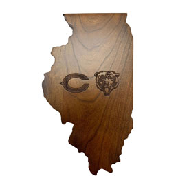 Chicago Bears Wooden Magnetic Keyholder, 596-1019