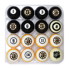 Boston Bruins Billiard Balls With Numbers, 626-4001
