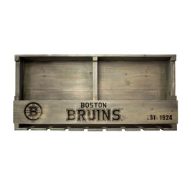 Boston Bruins Reclaimed Wood Bar Shelf, 627-4001