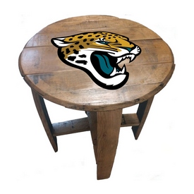 Jacksonville Jaguars Oak Barrel Table, 629-1015