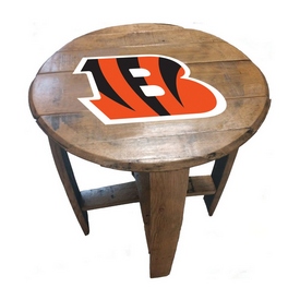 Cincinnati Bengals Oak Barrel Table, 629-1023