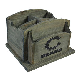 Chicago Bears Rustic Desk Organizer, 648-1019