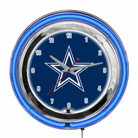 Dallas Cowboys 14" Neon Clock, 655-1002