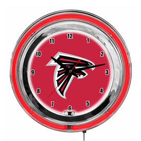 Atlanta Falcons 14" Neon Clock, 655-1030