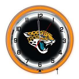 Jacksonville Jaguars 18" Neon Clock, 656-1015