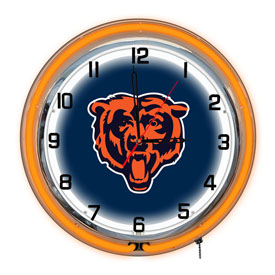 Chicago Bears 18" Neon Clock, 656-1019