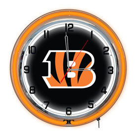 Cincinnati Bengals 18" Neon Clock, 656-1023