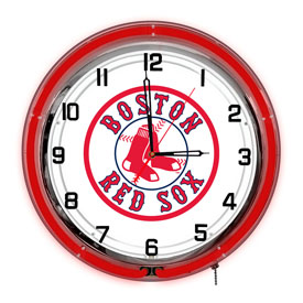 Boston Red Sox 18" Neon Clock, 656-2003