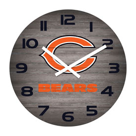 Chicago Bears Weathered 16" Clock, 661-1019