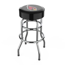 Arizona Cardinals Chrome Bar Stool, 680-1029