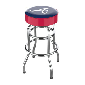 Atlanta Braves Chrome Bar Stool, 680-2010