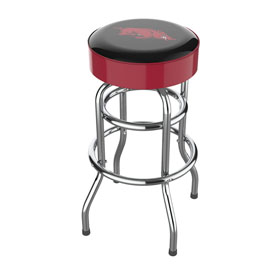 University Of Arkansas Chrome Bar Stool, 680-3022