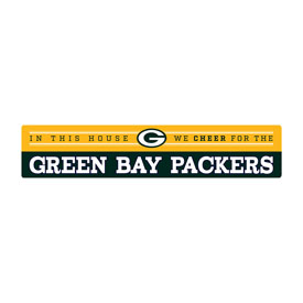Green Bay Packers We Cheer Wall Art, 694-1001