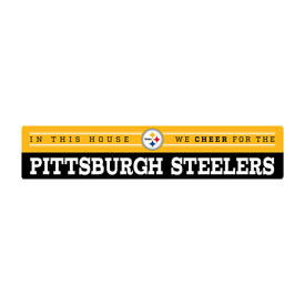Pittsburgh Steelers We Cheer Wall Art, 694-1004