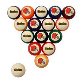 Cleveland Browns vs Pittsburgh Steelers Rivalry Retro Ball Set , 696-6002