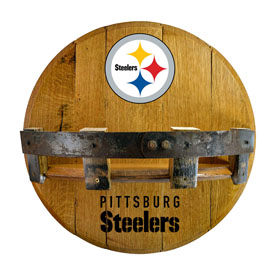 Pittsburgh Steelers Oak Bar Shelf, 715-1004