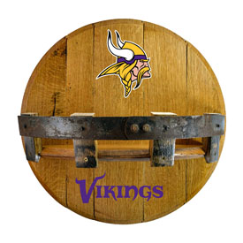 Minnesota Vikings Oak Bar Shelf, 715-1007