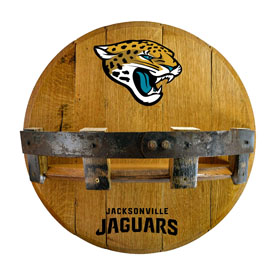 Jacksonville Jaguars Oak Bar Shelf, 715-1015