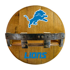Detroit Lions Oak Bar Shelf, 715-1018