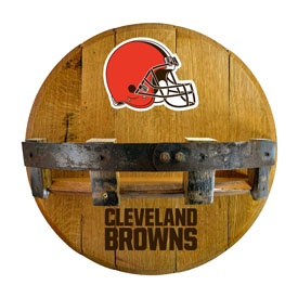 Cleveland Browns Oak Bar Shelf, 715-1020