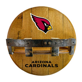 Arizona Cardinals Oak Bar Shelf, 715-1029