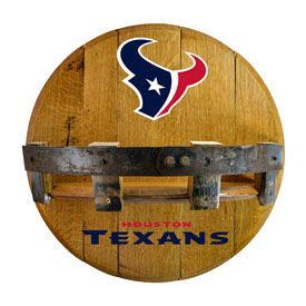 Houston Texans Oak Bar Shelf, 715-1034