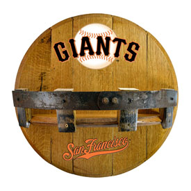 San Francisco Giants Oak Bar Shelf, 715-2012