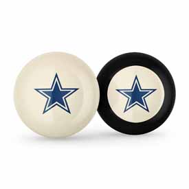 Dallas Cowboys Logo Cue Ball & 8 Ball, 755-1002